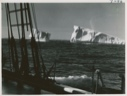 Image of Two icebergs, Through rigging